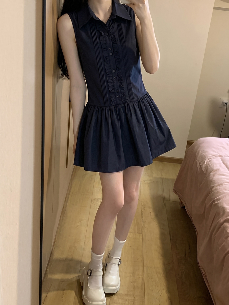 Vestido Camisa Estilo Universi - Korean Style A Line Shirt Dress avaliação e preço