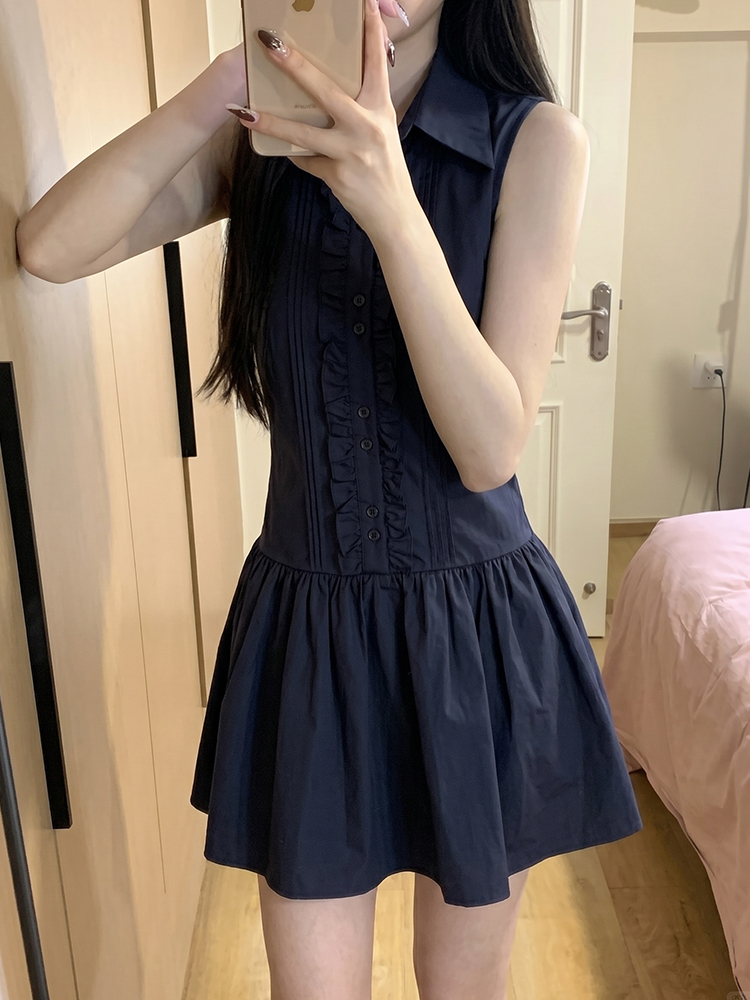 Vestido Camisa Estilo Universi - Korean Style A Line Shirt Dress avaliação e preço