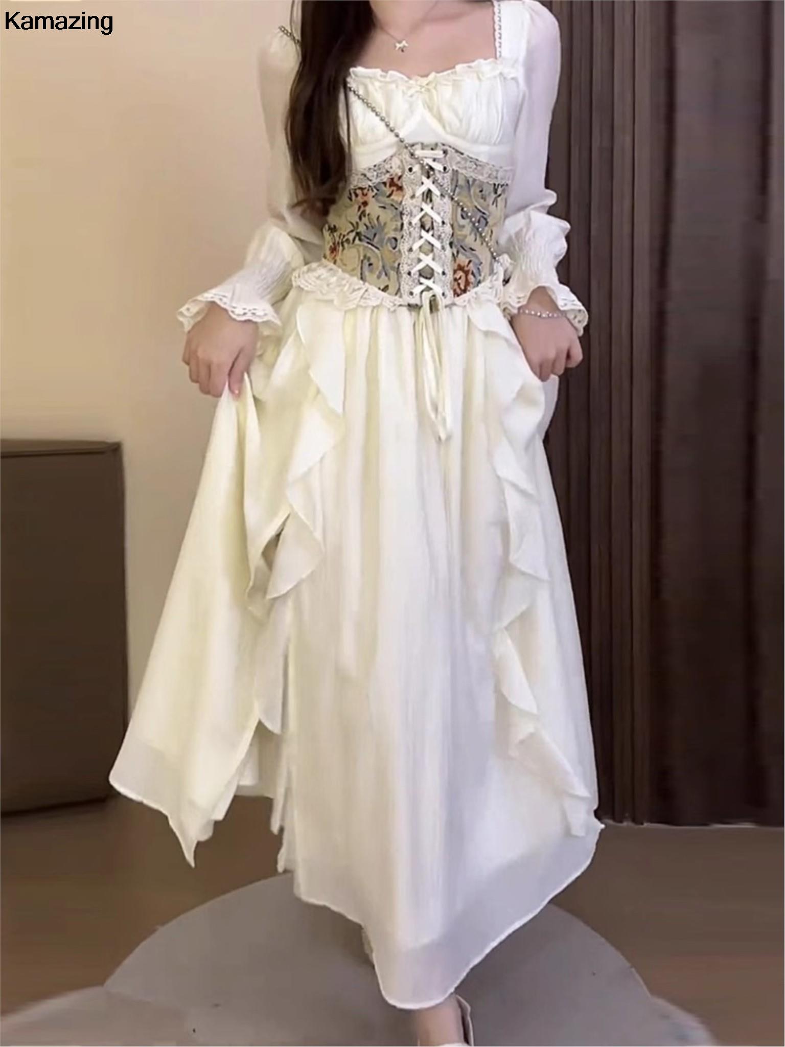 Vestido Midi de espartilho fra - French Vintage Floral Midi Dress avaliação e preço