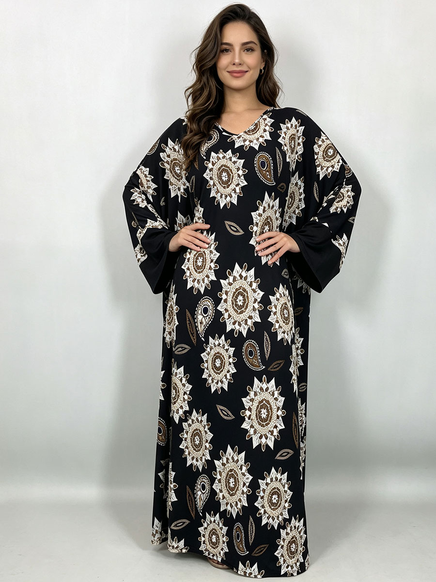 Vestido Maxi Plus Size para Mu - Boho Summer Beach Maxi Dress avaliação e preço