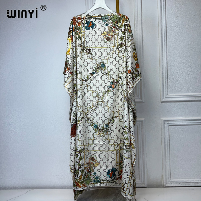 WINYI-vestido maxi africano so - Boho Summer Beach Maxi Dress avaliação e preço