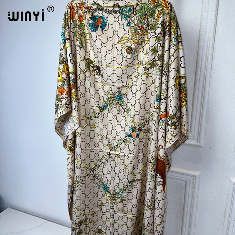 WINYI-vestido maxi africano so - Boho Summer Beach Maxi Dress avaliação e preço