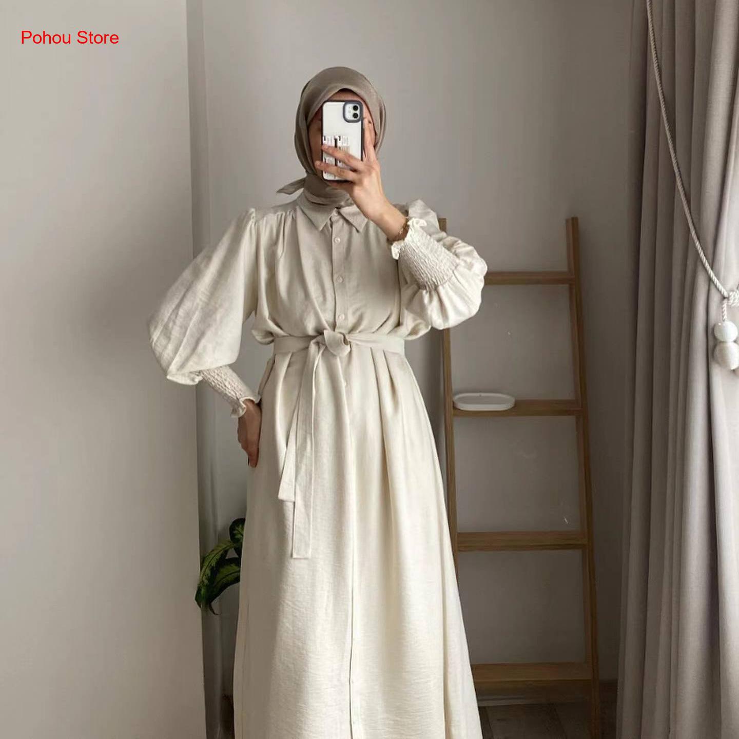 Vestido Camisa Estilo Coreano  - Korean Style A Line Shirt Dress avaliação e preço