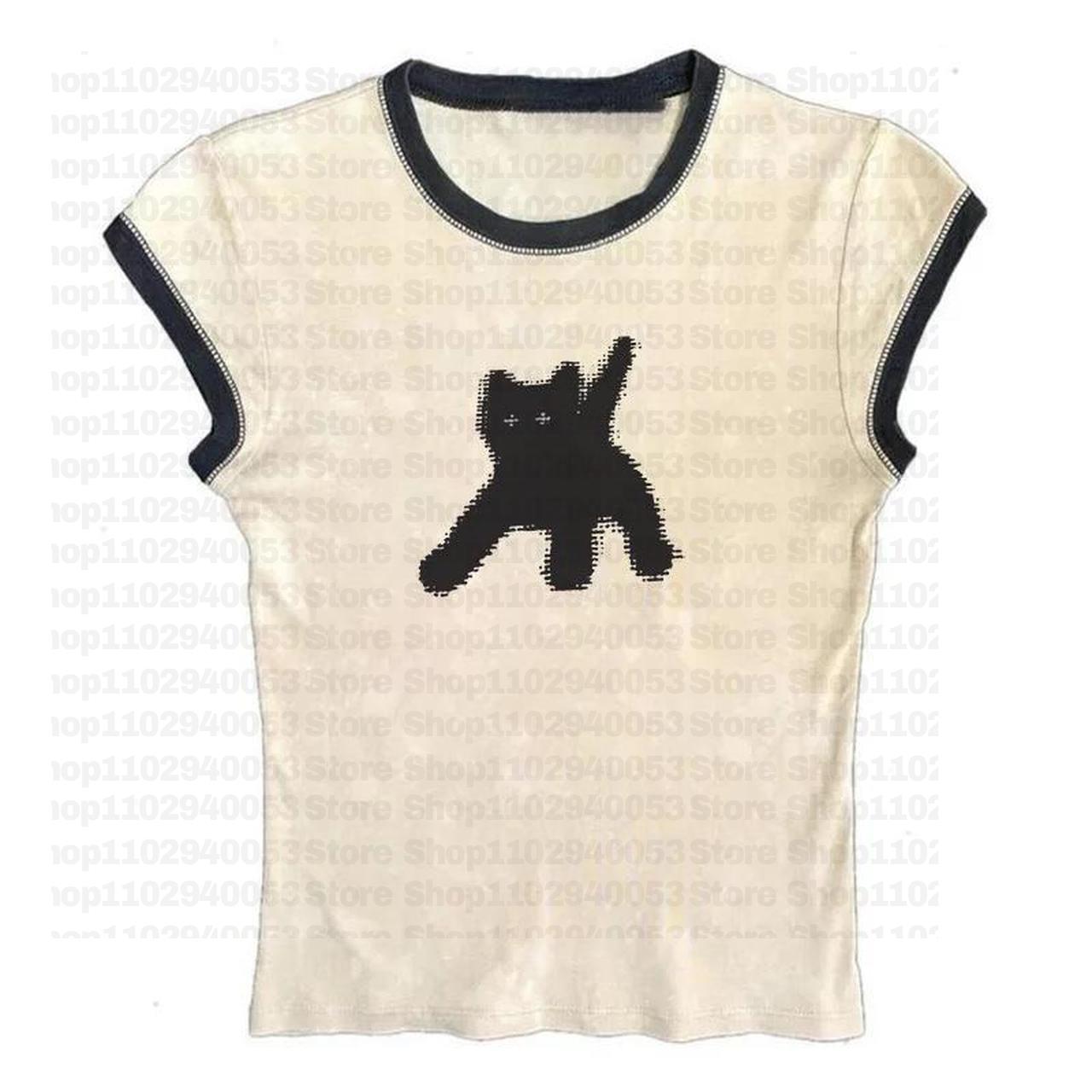 Carta das Mulheres Impressão G - Y2K Graphic Baby Tee Crop avaliação e preço