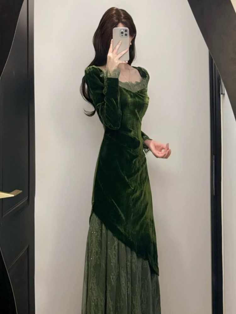 Francês vintage elegante vesti - French Vintage Floral Midi Dress avaliação e preço