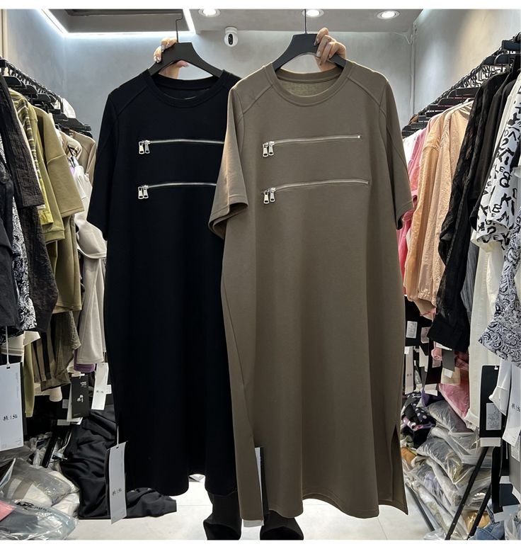 Vestido T-Shirt Feminino Plus  - Korean Style A Line Shirt Dress avaliação e preço
